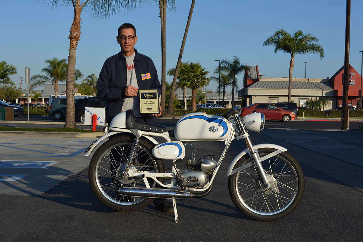 Baird Bergenthal of Midway City with his 1963 Testi Grand Prix