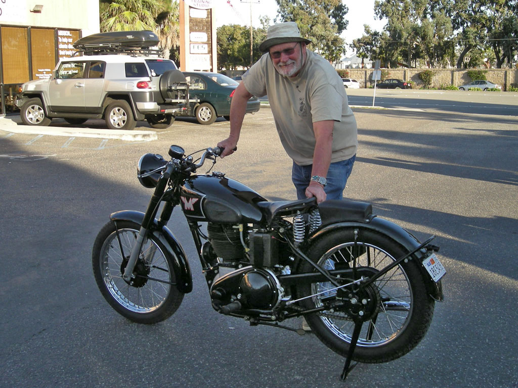 Frank Colver & 1947 Matchless G80L