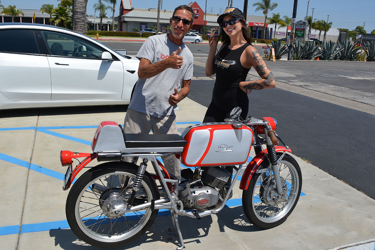 Baird Bergenthal of Midway City with his 1967 ItalJet Conquistador