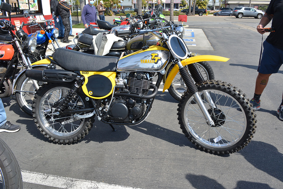 Owen Bishop of Laguna Beach with his 1978 Yamaha TT