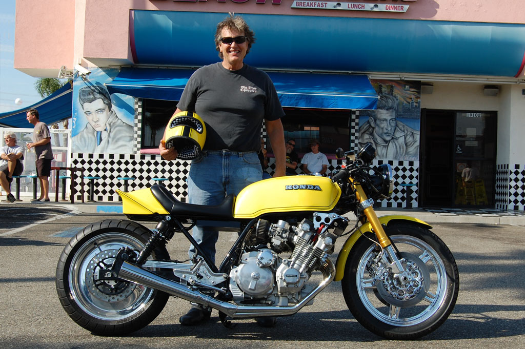  Garry Lieser and his 1979 custom Honda CBX