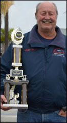 Mike Fritz and his Bike of the Month Trophy