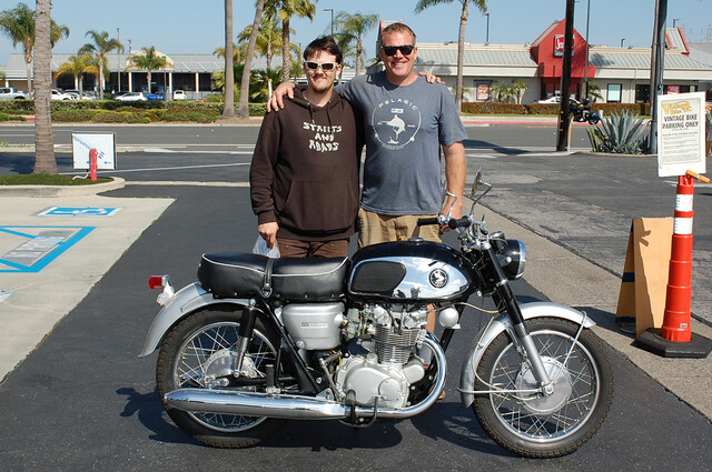 Chet Primer of Corona Del Mar with his 1965 Honda CB450 Black Bomber
©2025 Brian Tinkler