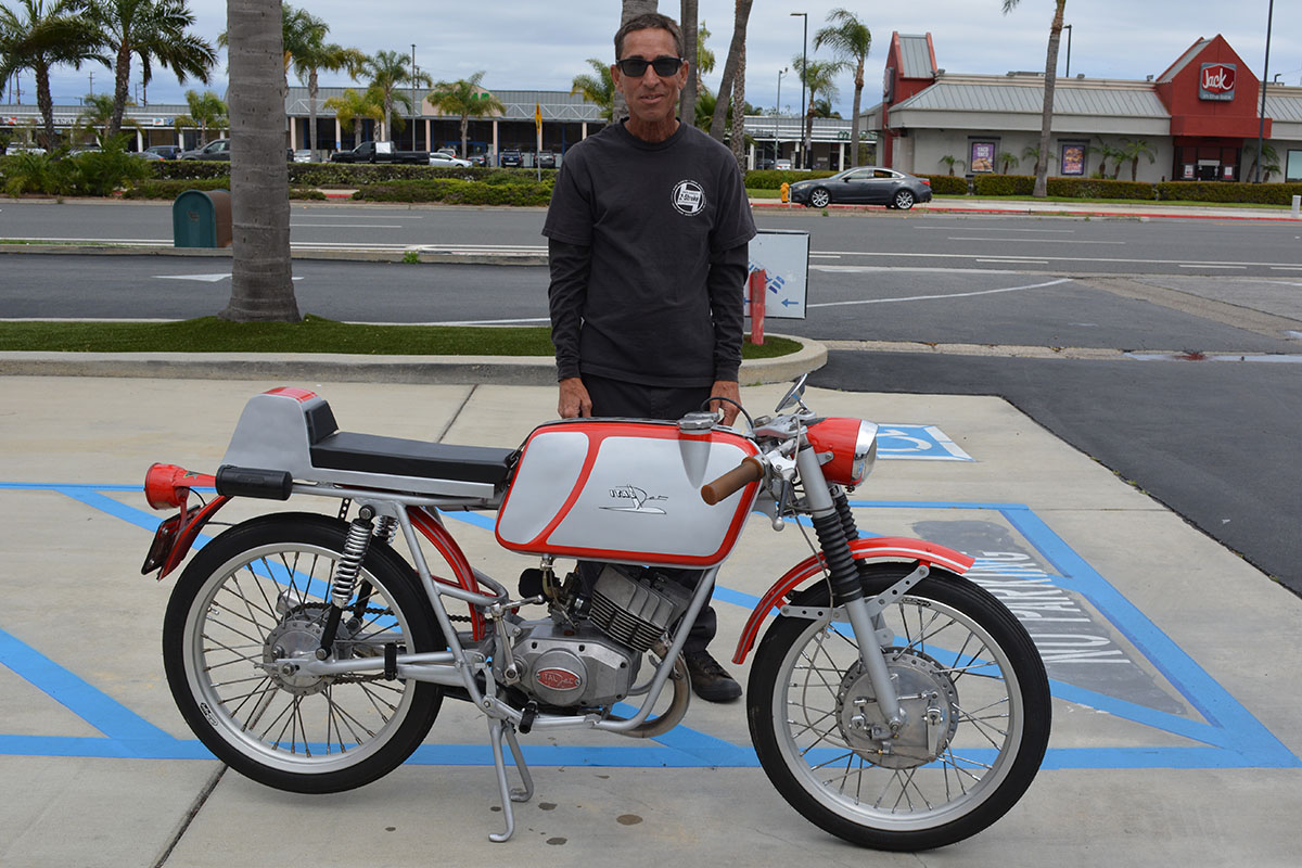 Baird Bergenthal of Midway City with his 1967 ItalJet Conquistador