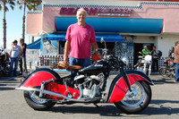 Jim Underwood and his 1948 Indian Chief