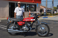Mike Carpenter and his 1970 Kawasaki H1 500