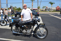 Keith Gladieux and his 1948 AJS Model 18 500cc