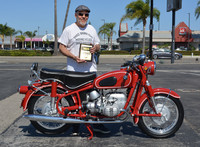 Ken Morris with his 1968 BMW R60/2