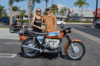 Ken Morris of Rancho Cucamonga with his
1973 BMW R75/5 with Jade of Russ Brown Motorcycle Attorneys