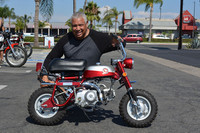 Al Valor of Orange with his
1969 Honda Mini Trail