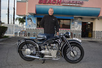 Marcus Davin and his 1938 BMW R12
