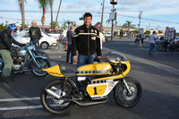 Mark Cilani and his 1975 Yamaha RD350 Race bike