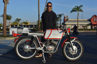Baird Berganthal of Midway City with his 1967 Ital Jet Conquistador