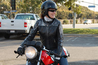 Julie Tomlinson with her 1977 Yamaha XS400