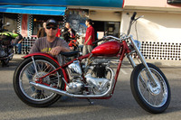 Dave Roberts and his 1952 Triumph 6T