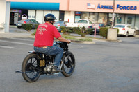 Frank Colver and his 1938 AJS 350cc Flat Tracker