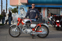 Gerald Prendergast and his 1966 Honda Superhawk 305