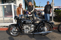 Shawn Boeker (center) and his 1966 BMW R60/2