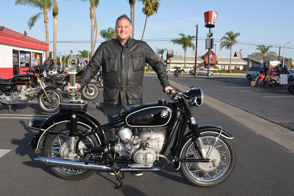 Joshua Sult with his 1966 BMW R60/2