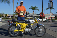 Bill McClennen of Placentia with his
1967 Honda CL125A