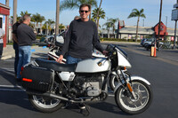 Vince Komara of Huntington Beach with his
1982 BMW R65 LS