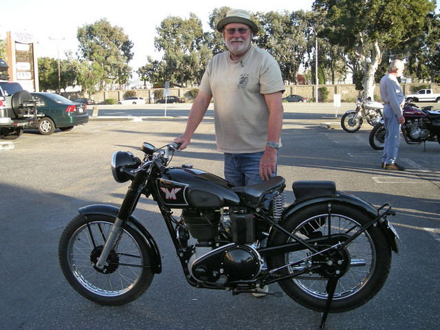 Frank Colver & 1947 Matchless G80L