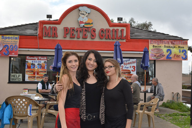 Mr. Pete's Grill Owner Eleni Contantopaulos and her wait staff