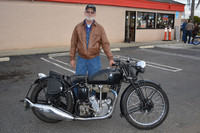 Craig Rich and his 1947 Velocette KSS