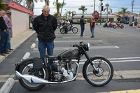 Mike Jongblood and his 1948 Velocette KSS