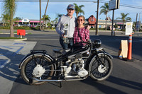 Eugene Garcin & Mary Wong with their 1929 BMW R63
