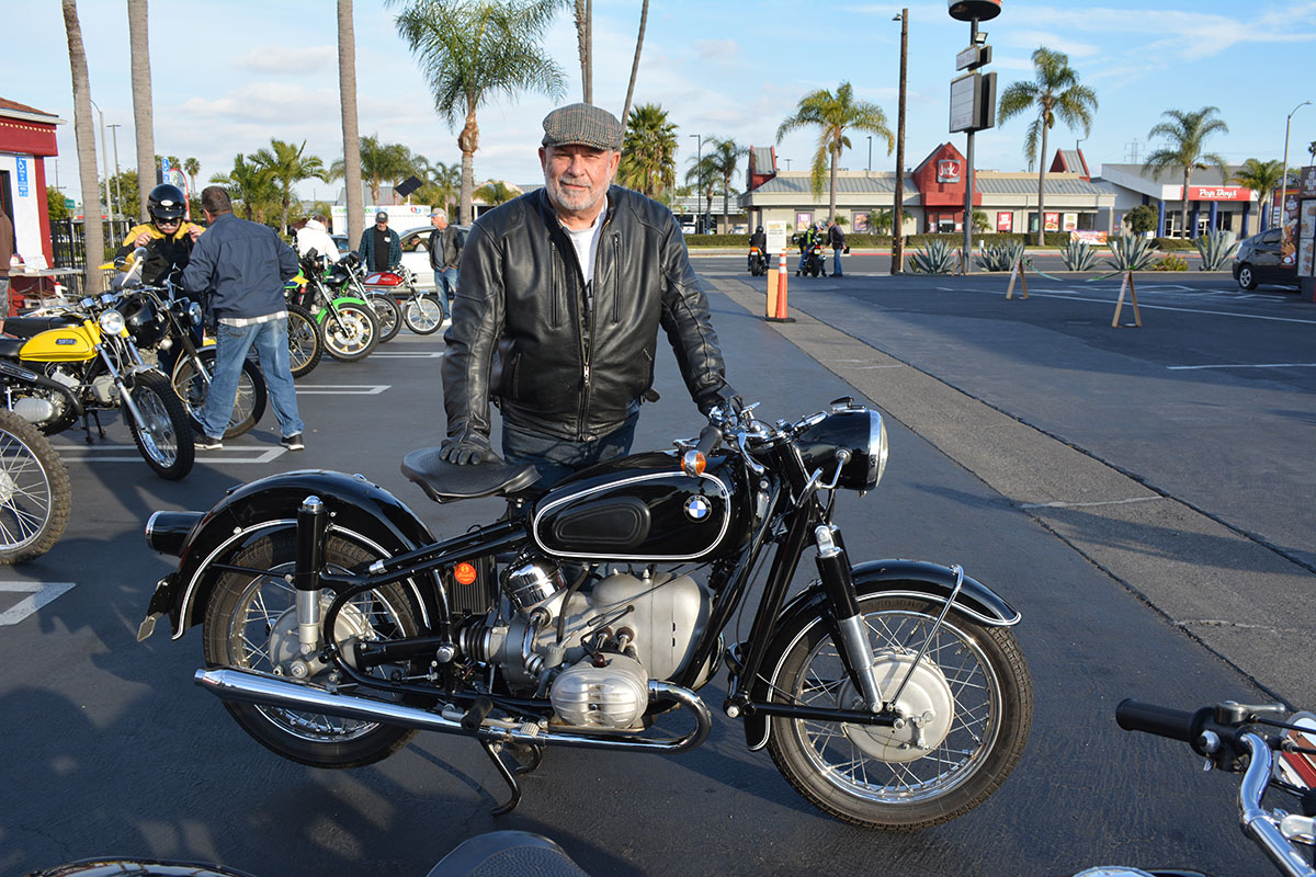 Fritz Harmon of Riverside with his 1966 BMW R60/2