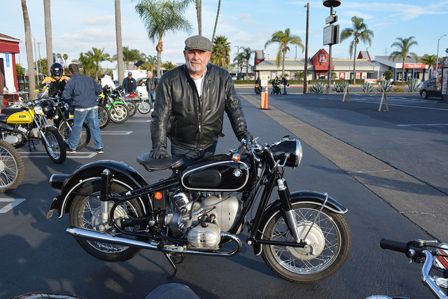 Fritz Harmon of Riverside with his
1966 BMW R60/2