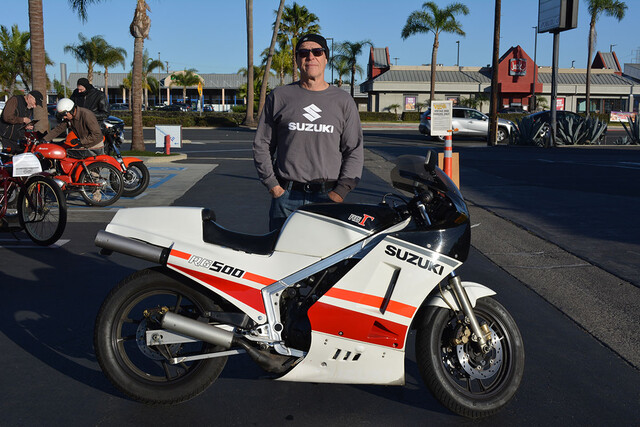 Aaron Lopas of West Bloomfield Michigan with his
1985 Suzuki RG500