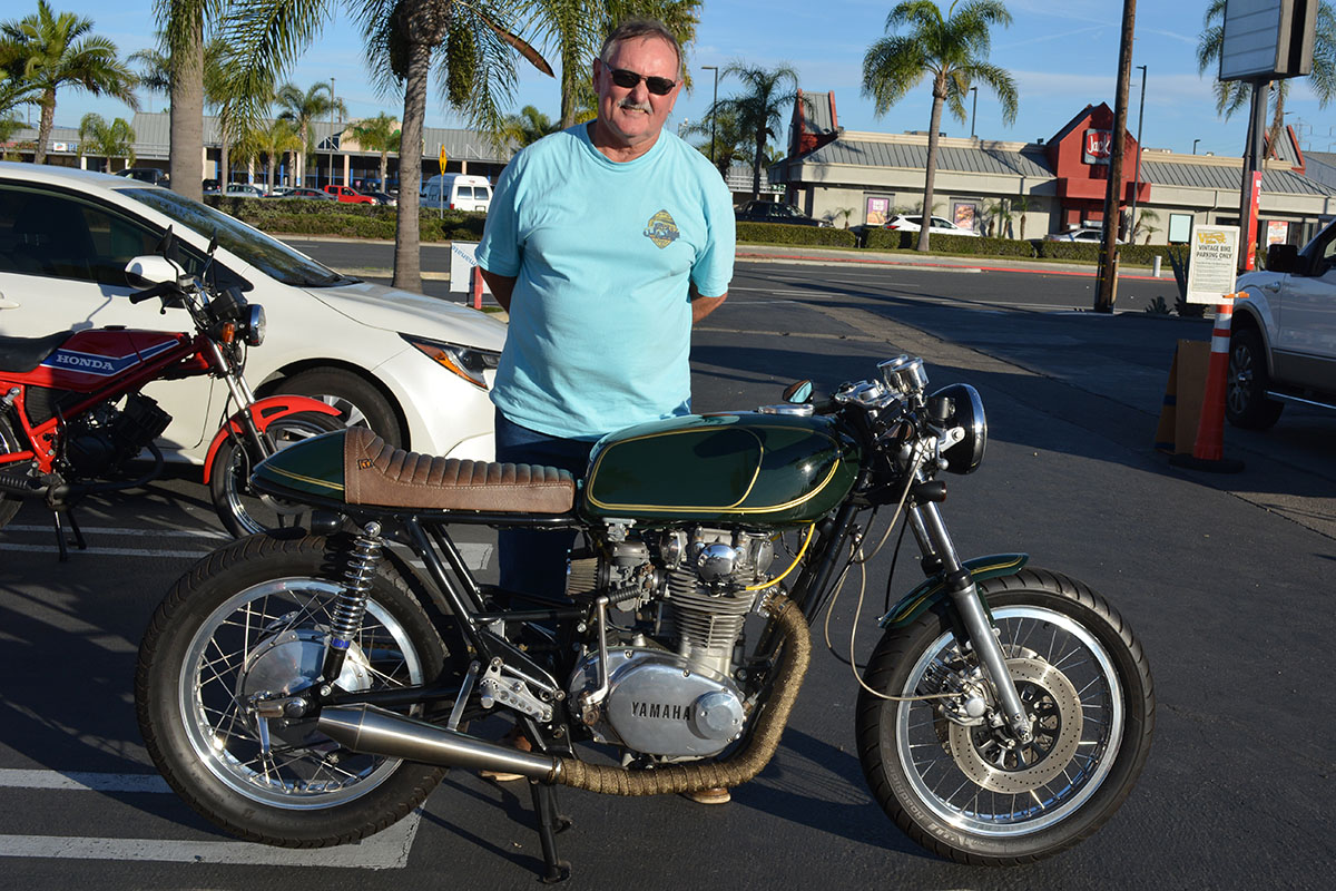 John Vanderpal of Garden Grove with his 1977 Yamaha XS650