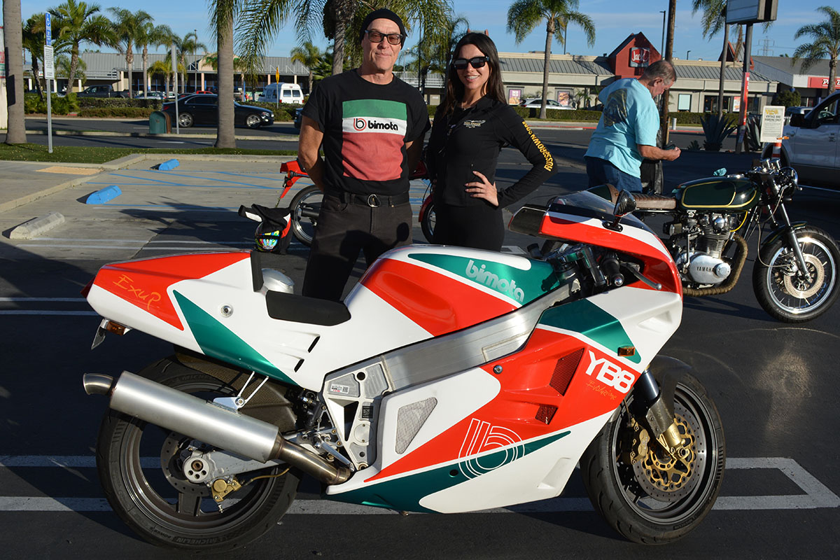 Aaron Lopas of West Bloomfield, MI with his 1994 Bimota YB8