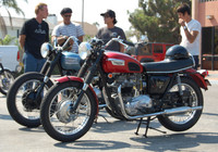Blurry Triumph's, sorry but I like the shot...