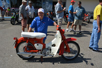 Bill McClennen and his 1963 Honda Cub 50