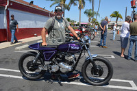Vince Driscol of Long Beach with his
1970 Norton Commando 750 Custom
