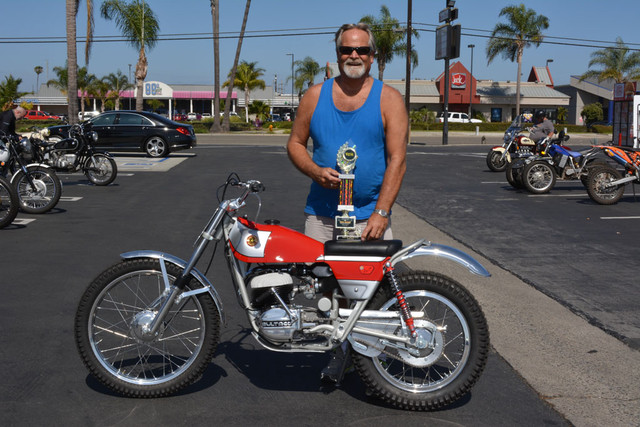 Kenny Easton and his 1971 Bultaco Sherpa T Model 49
