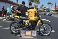 Perry and Cory Edwards of Garden Grove with their
1976 Yamaha YZ125C
