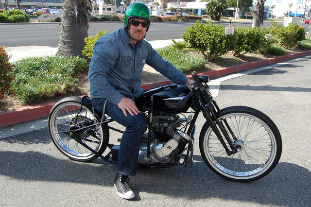 Jay Meyer and his 1971 Triumph 650 Custom Bonneville