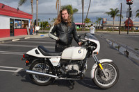 Shawn Boeker with his 1984 BMW R100S Last Edition