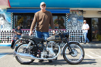Larry Horn and his 1955 Velocette MSS