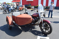1975 Harley Davidson Superglide and 1921 sidecar