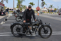Todd Cameron of Pasadena with his 1930 Velocette KSS
