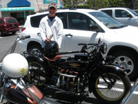Tom Lovejoy and his 1927 Henderson