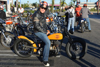Marcus Davin with his 1934 Harley Davidson VLD