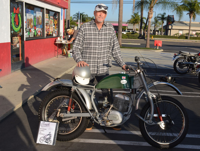 Scott Daniels and his 1965 Greeves Anglian