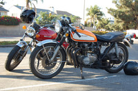 Honda CB-550 & 1976 Moto Guzzi