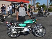 Danny Roberson with his 1970 Yamaha CS3 200